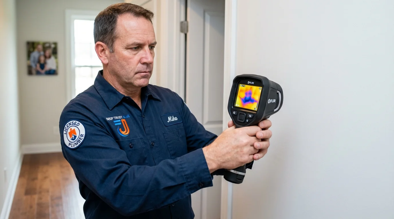 Thermal imaging leak detection by Johns Plumbing LLC in Terre Hill